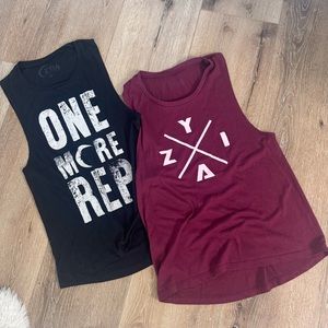 Zyia workout muscle tanks